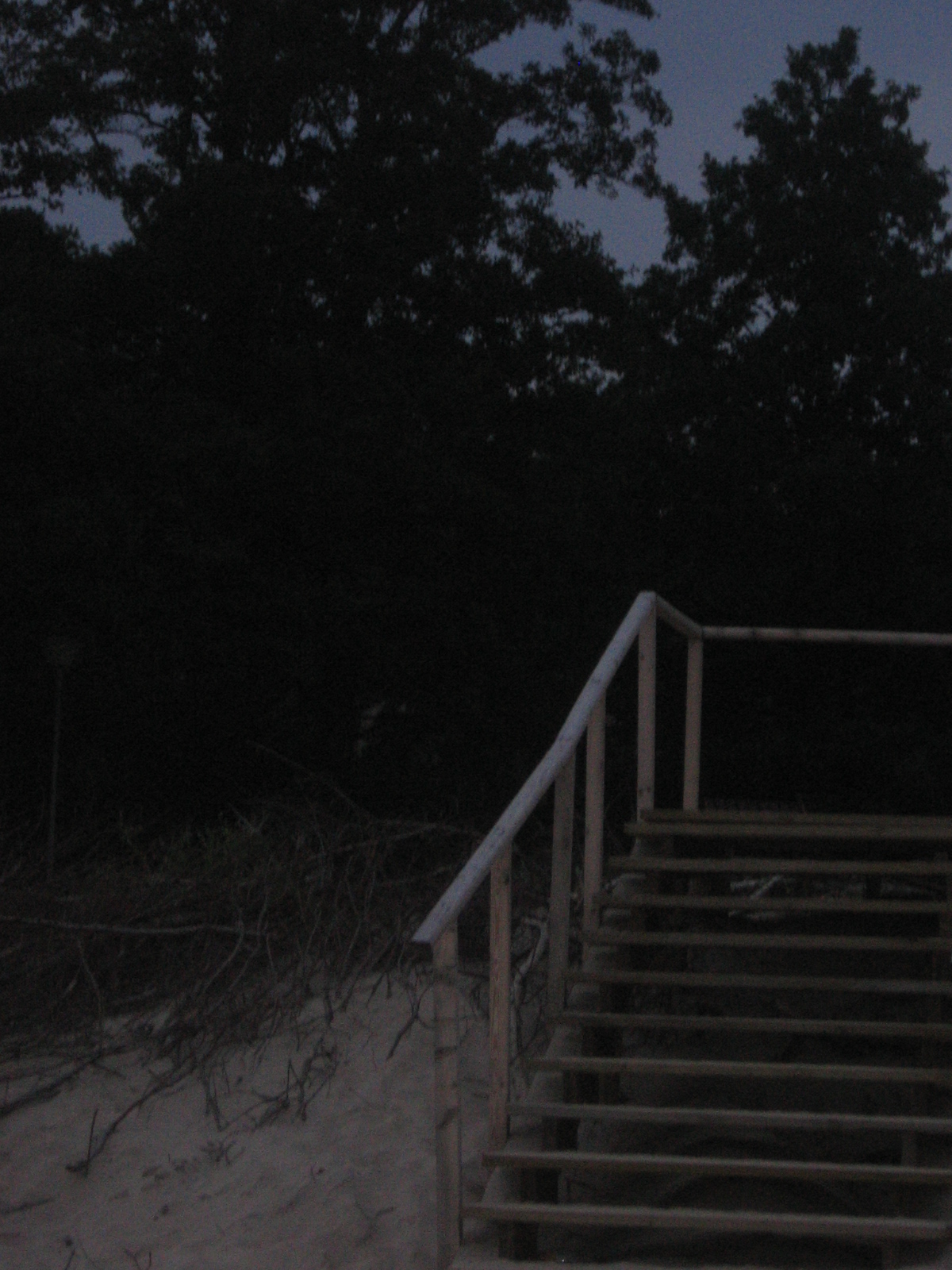 Stairs on the sand...