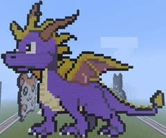 Spyro Pixel Art