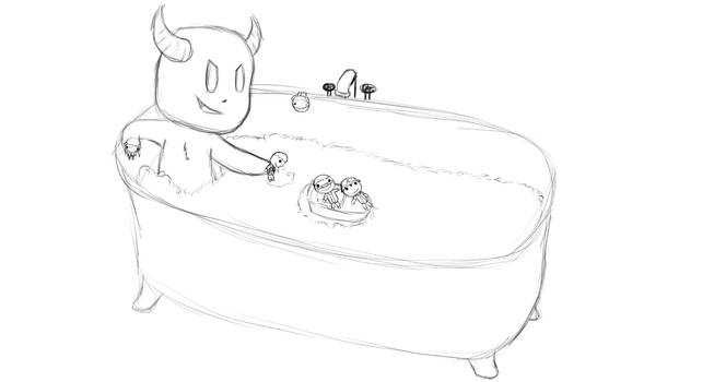 Dianite in the Tub - WIP