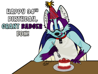 [Commish] Happy Birthday Grant Badger Fox!