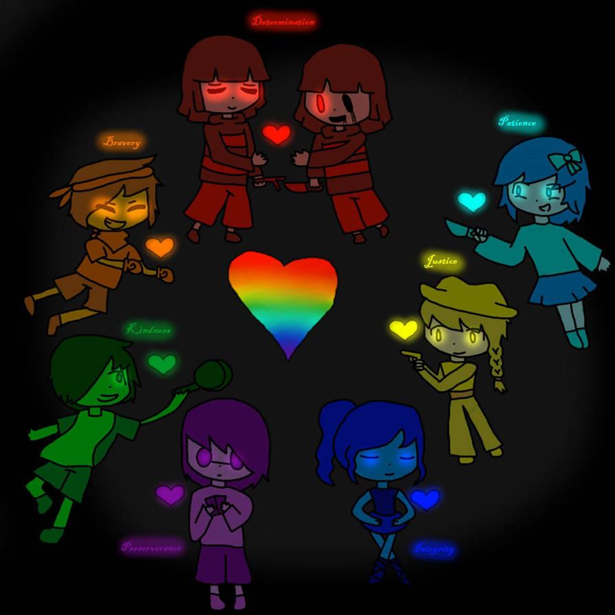 Undertale The Seven Human Souls By Star1104 On Deviantart Undertale The Seven Human Souls By Star1104 On Deviantart