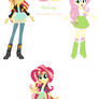 Sunset Shimmer and Fluttershy Fusion