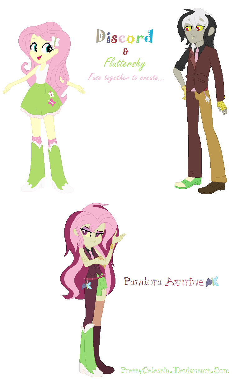 Discord and Fluttershy Fusion by PrettyCelestia on DeviantArt