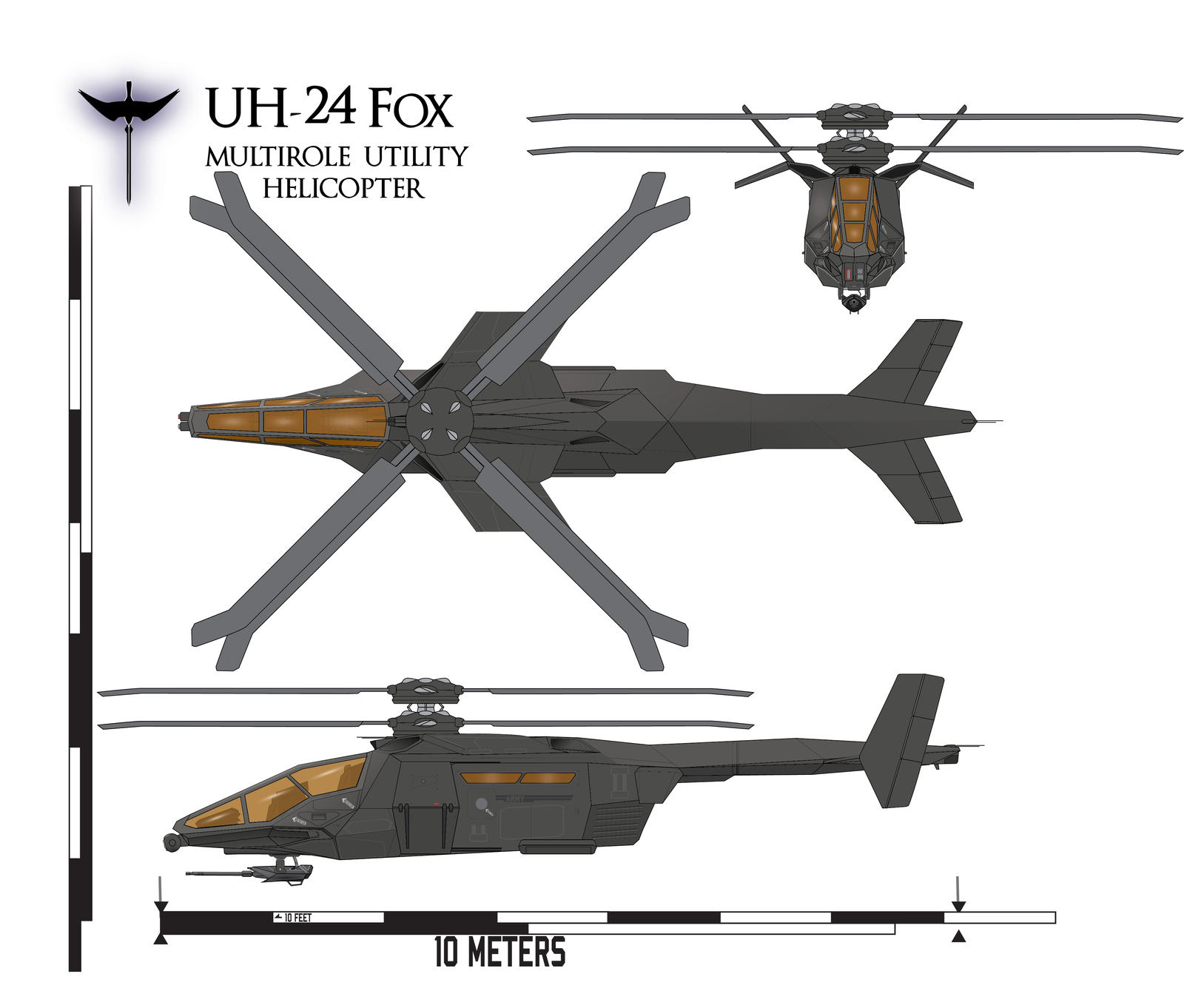 UH-24 Fox by Afterskies