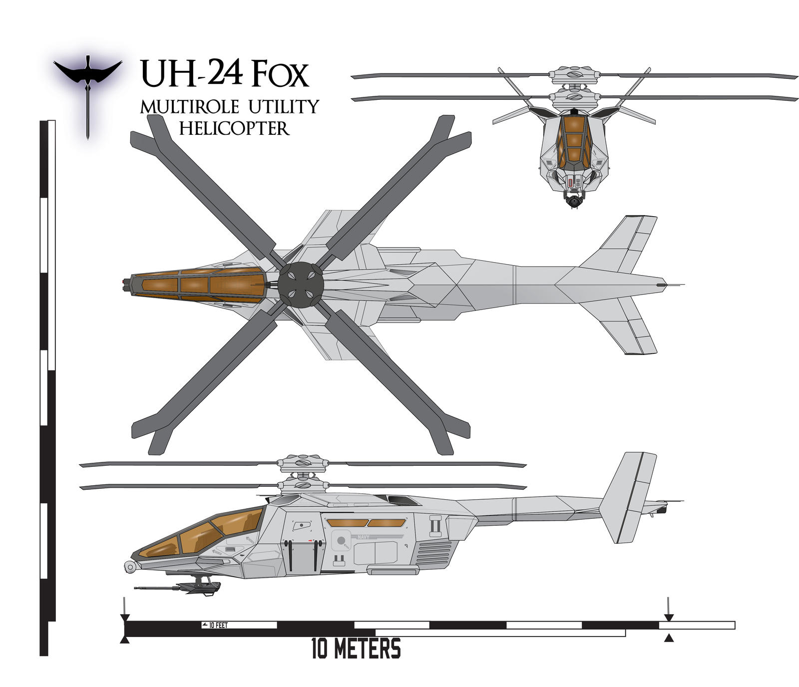 UH-24 Fox Naval Scheme by Afterskies