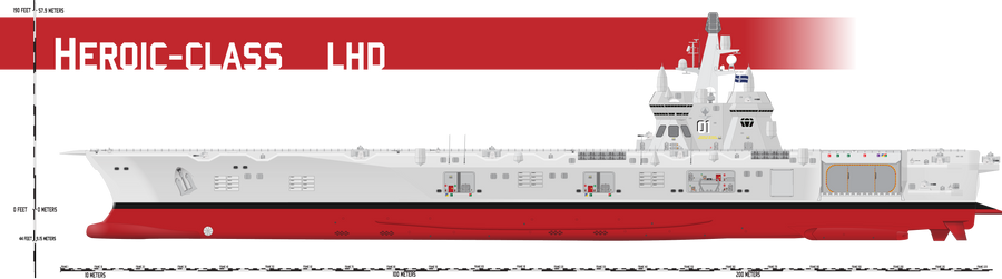 Heroic-class LHD by Afterskies