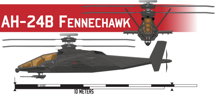 AH-24B Fennechawk Compound Attack Helicopter