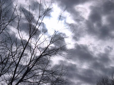 Cloudy afternoon sky