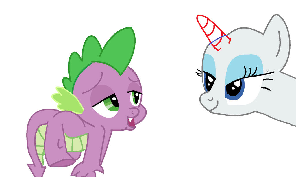 base _1024_545_-spikex oc rarity by kiara1600 on DeviantArt