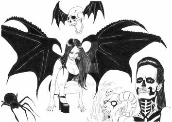 Demons, Spiders and Flying Skulls