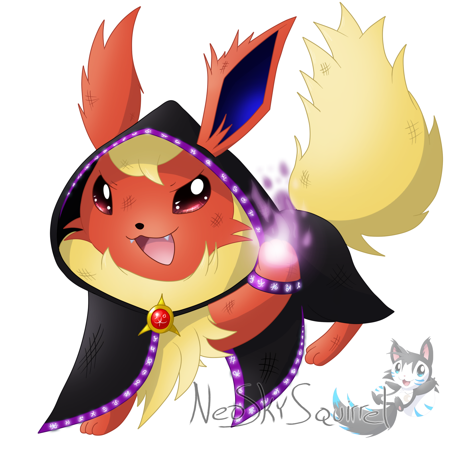 PMDnD Warlock Flareon