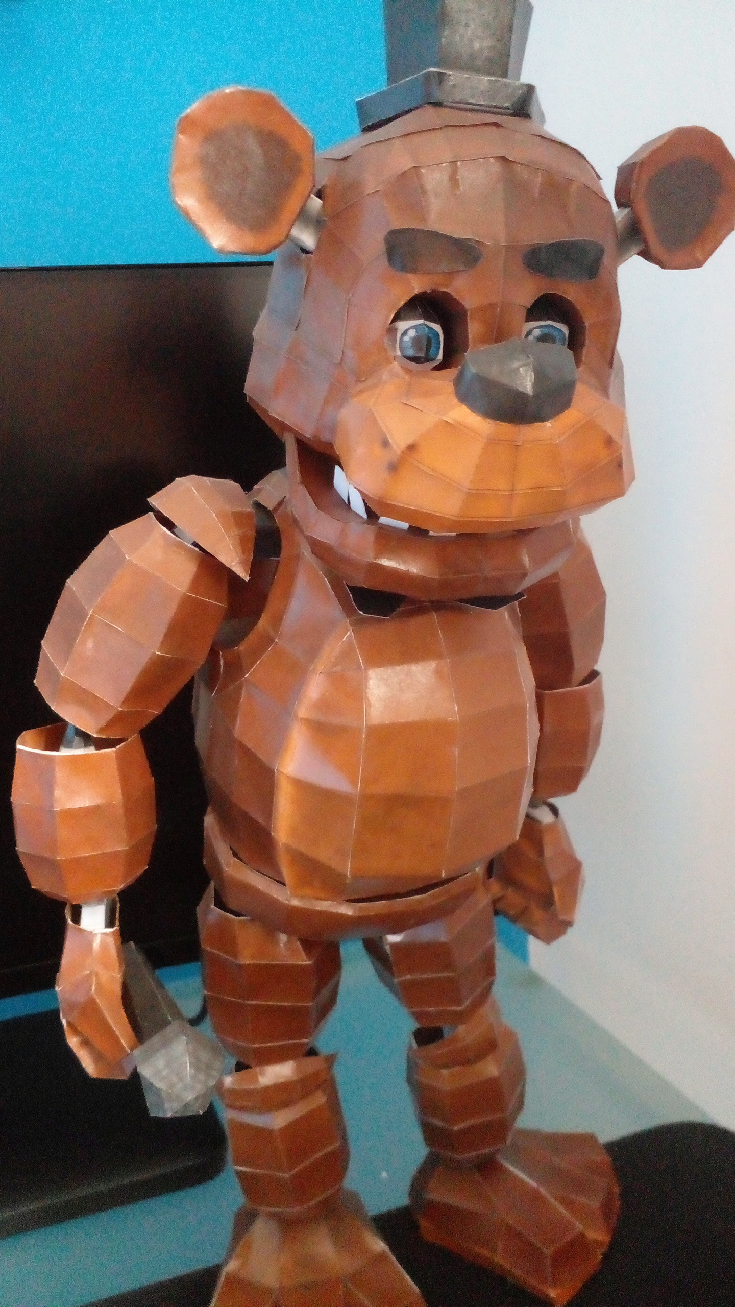 fnaf papercraft  Freddy Fazbear Plush Template by