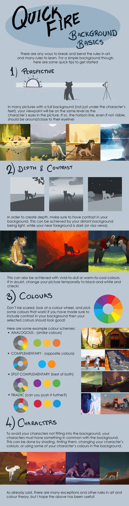 Quick Tips for Simple Backgrounds by UnityUniverse on DeviantArt