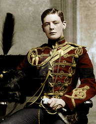 Churchill in 1895