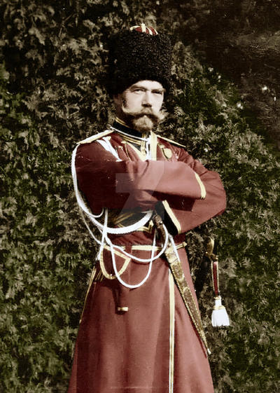 Nicholas II in Cossak Uniform by KraljAleksandar on DeviantArt