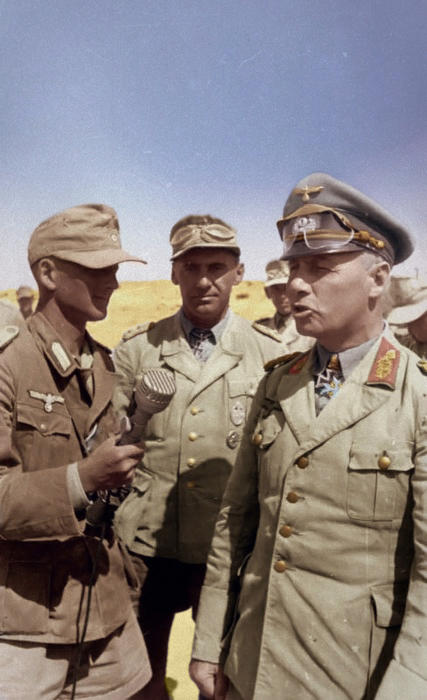 Rommel with reporter by KraljAleksandar on DeviantArt