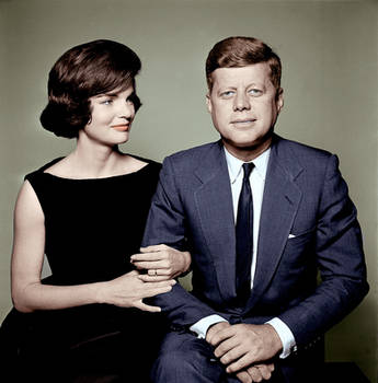 Jackie and John Kennedy