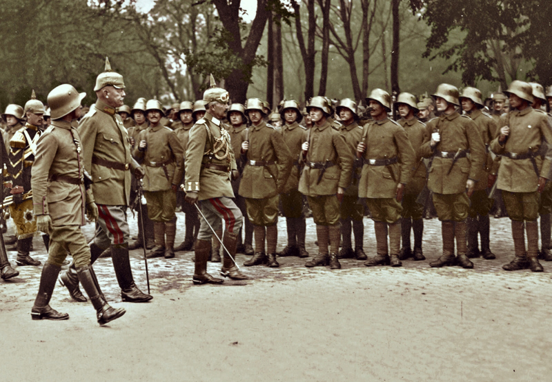 Wilhelm II inspects in Mitau by KraljAleksandar