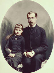 Prince Leopold with Princess Alix of Hesse, 1879 by KraljAleksandar