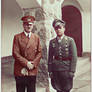 Hitler with Major Helmut Paul Emil Wick