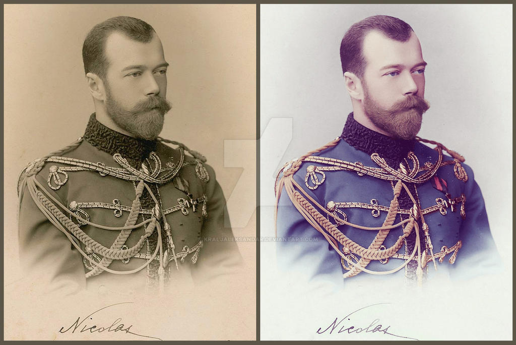 Colorization of Tsar Nicholas II