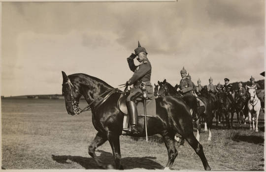 Kaiser Wilhelm II on horseback