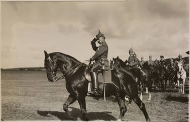 Kaiser Wilhelm II on horseback
