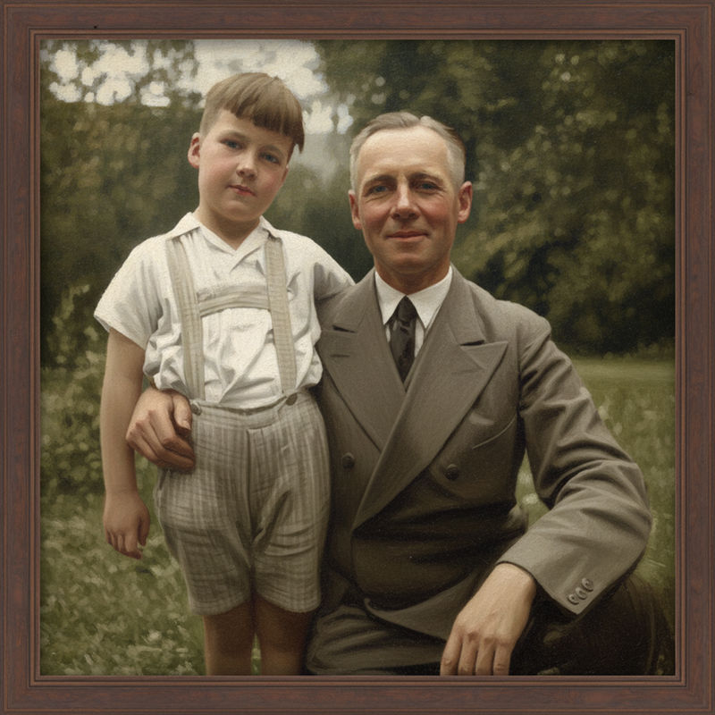 Erwin Rommel with his son Manfred Rommel by KraljAleksandar on DeviantArt