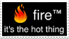 Bill Wurtz fire stamp by roxyflareon