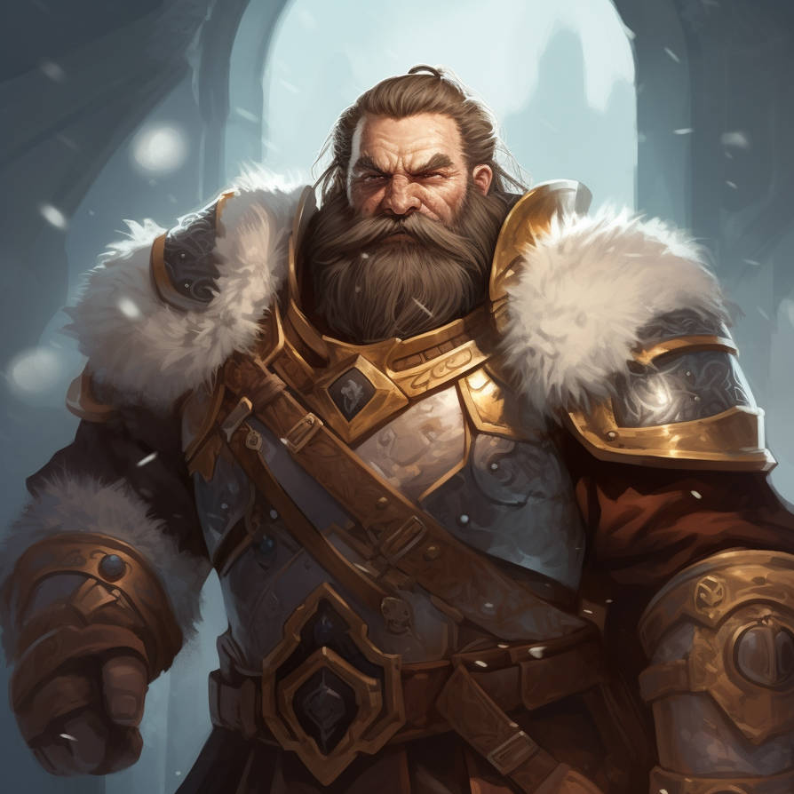 Dwarf cleric by Alyskan on DeviantArt