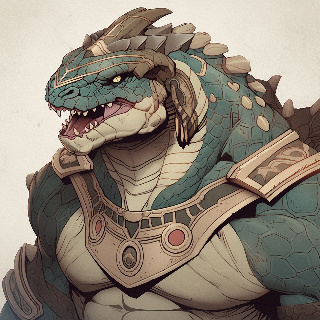 Tribal lizardfolk by Alyskan on DeviantArt