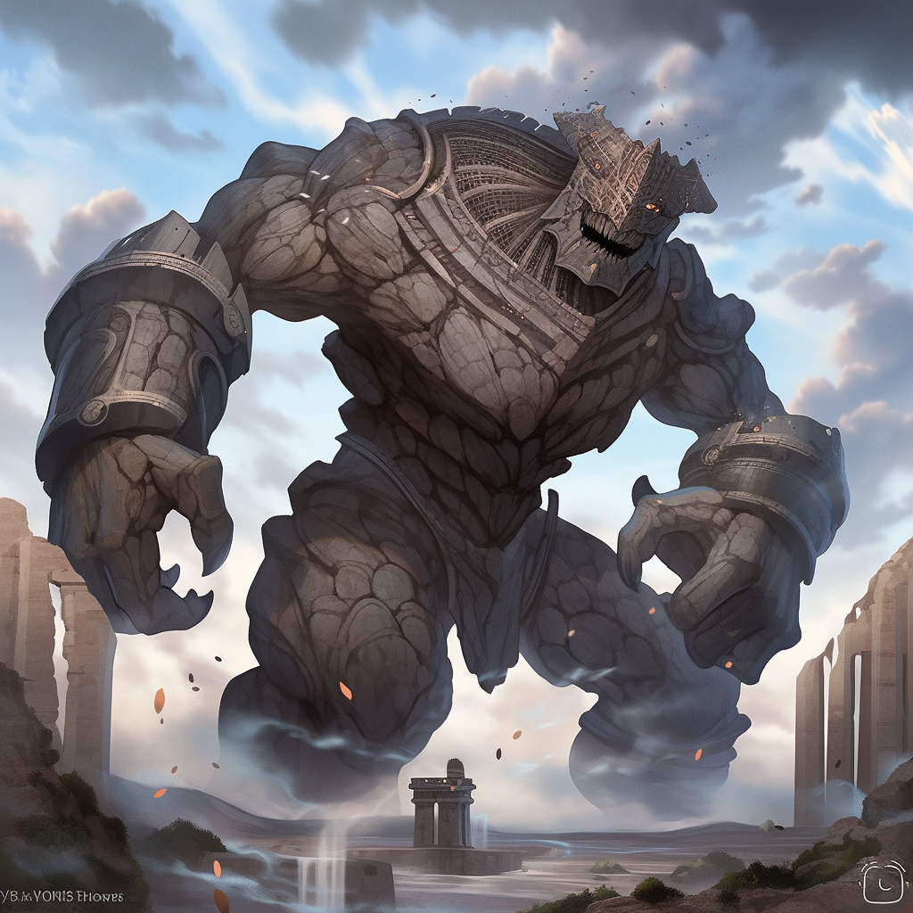 Stone Colossus Alt Build Ancient Colossus by Alyskan on DeviantArt