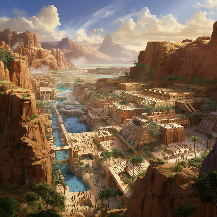 Ancient City By Alyskan On DeviantArt