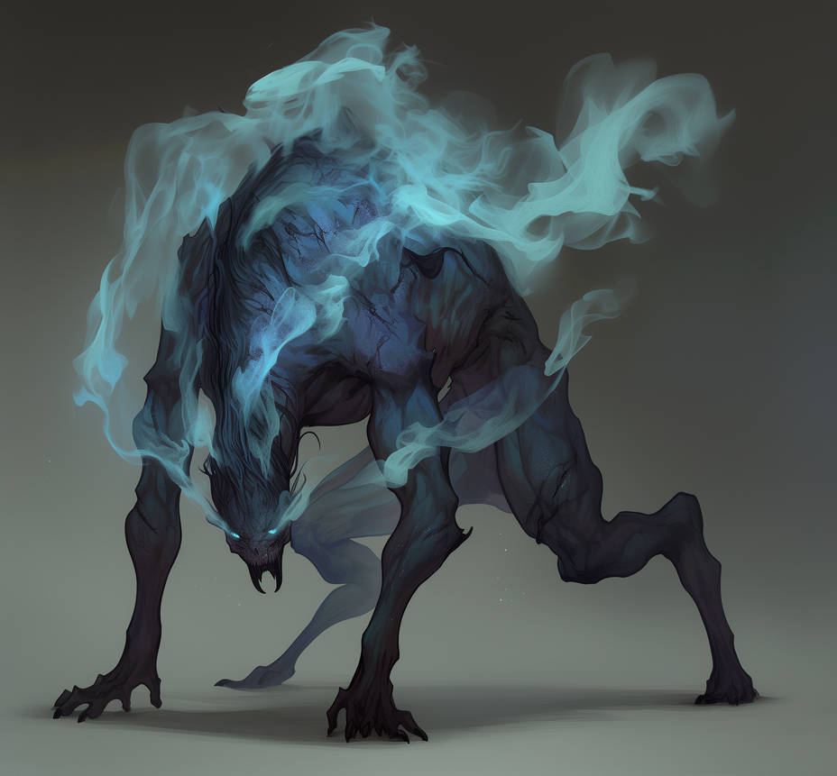Smoke creature by Alyskan on DeviantArt