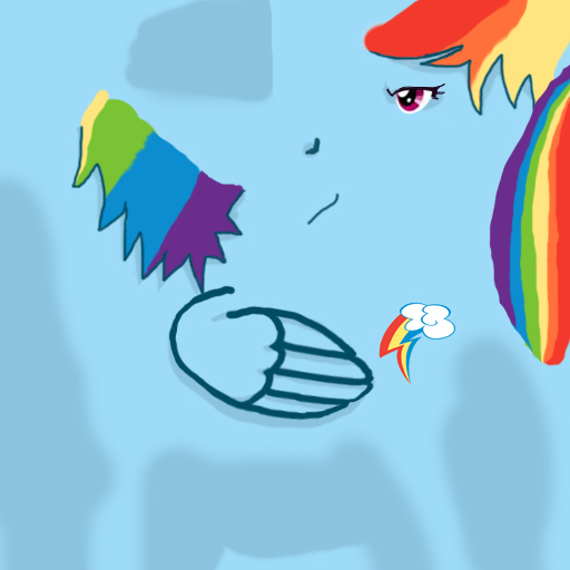 Horse Rainbow Dash