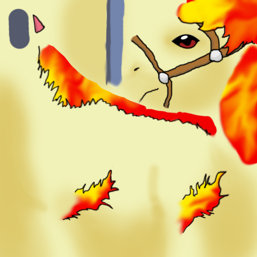 Horse Pk Ponyta by Unoko412