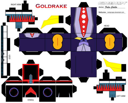 Goldrake cubeecraft