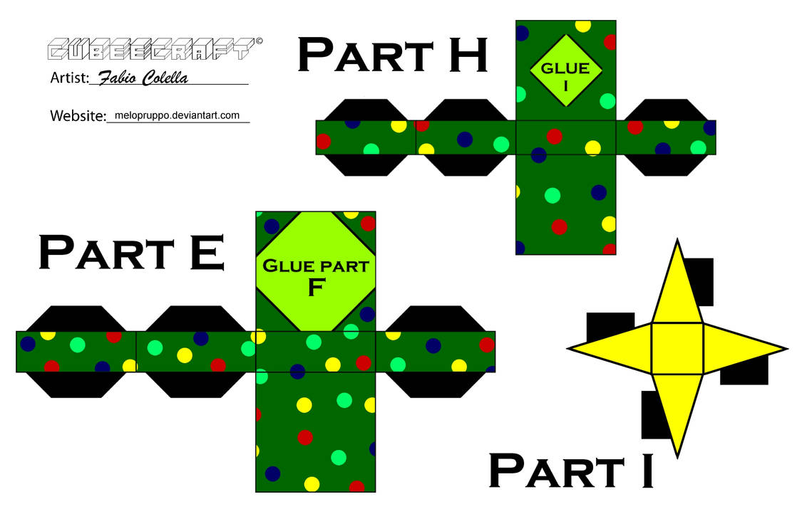 Christmas tree cubeecraft 5 by melopruppo on DeviantArt