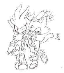 Silver and Blaze being cute