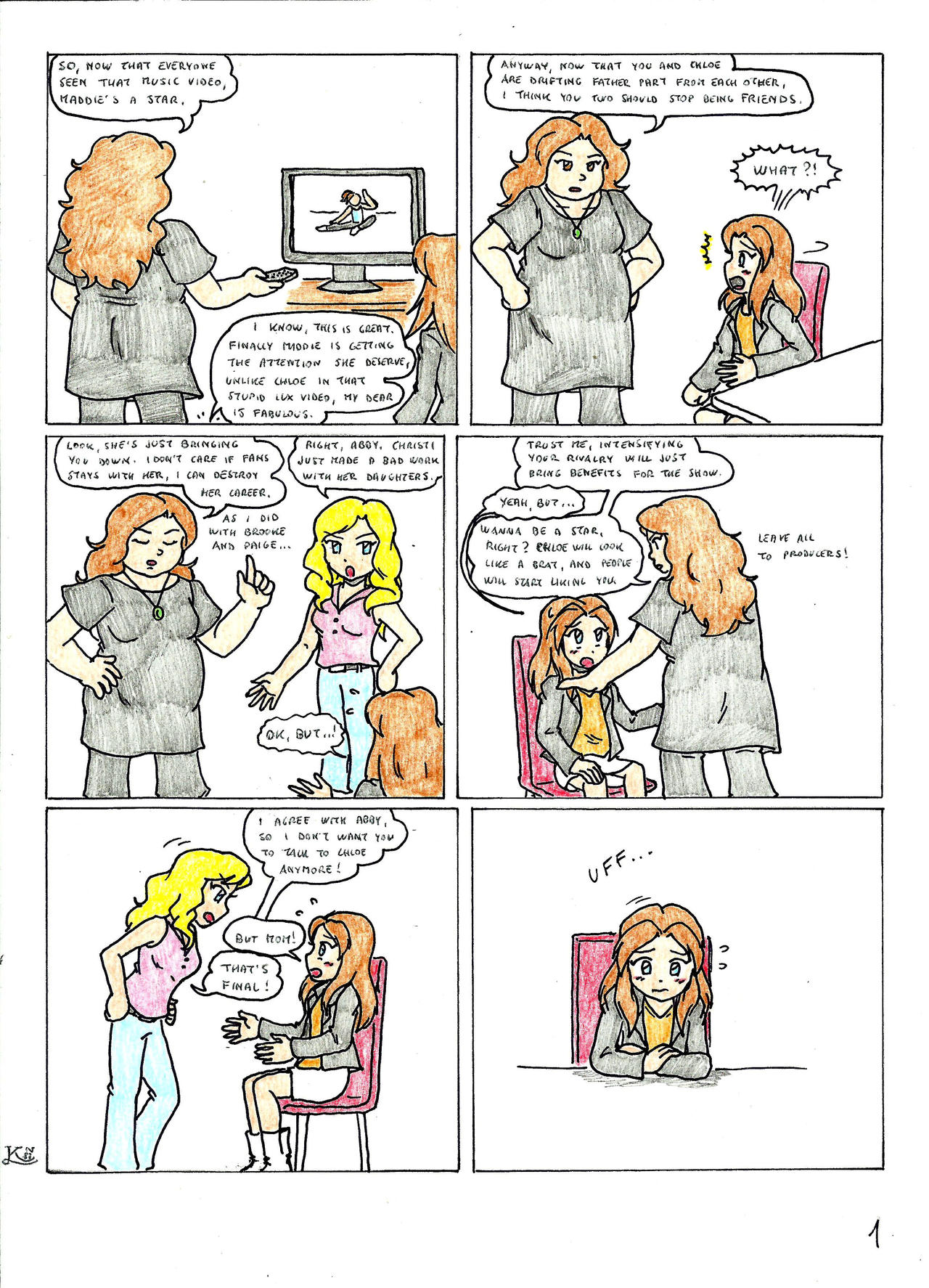 A forbidden love Chapter 1, page 1 by KingNanamine87 on DeviantArt