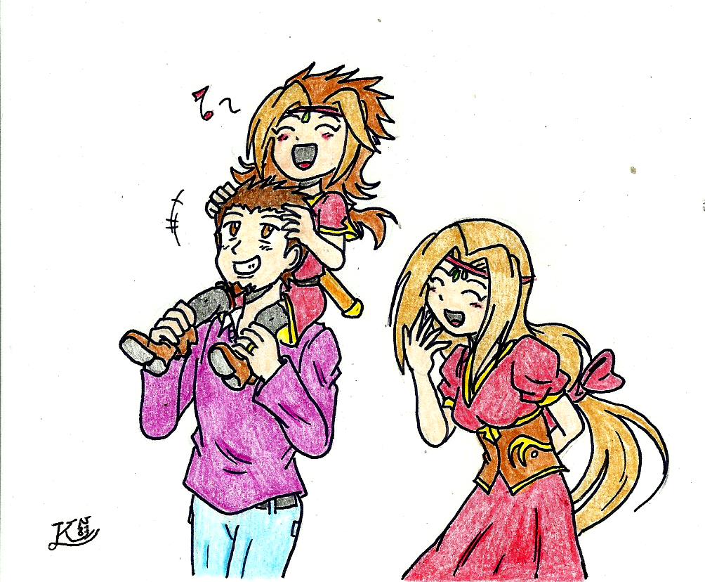 All together, all happy by KingNanamine87 on DeviantArt
