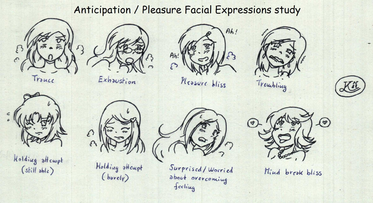 Expression Samples Pleasure facial expressions samples by KingNanamine87 on DeviantArt
