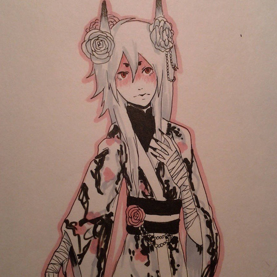 Rose Demon Pattern rose demon by ReitoSagaArt on DeviantArt