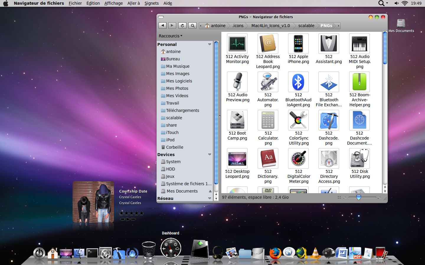 Theme Lucid Lynx OS X like