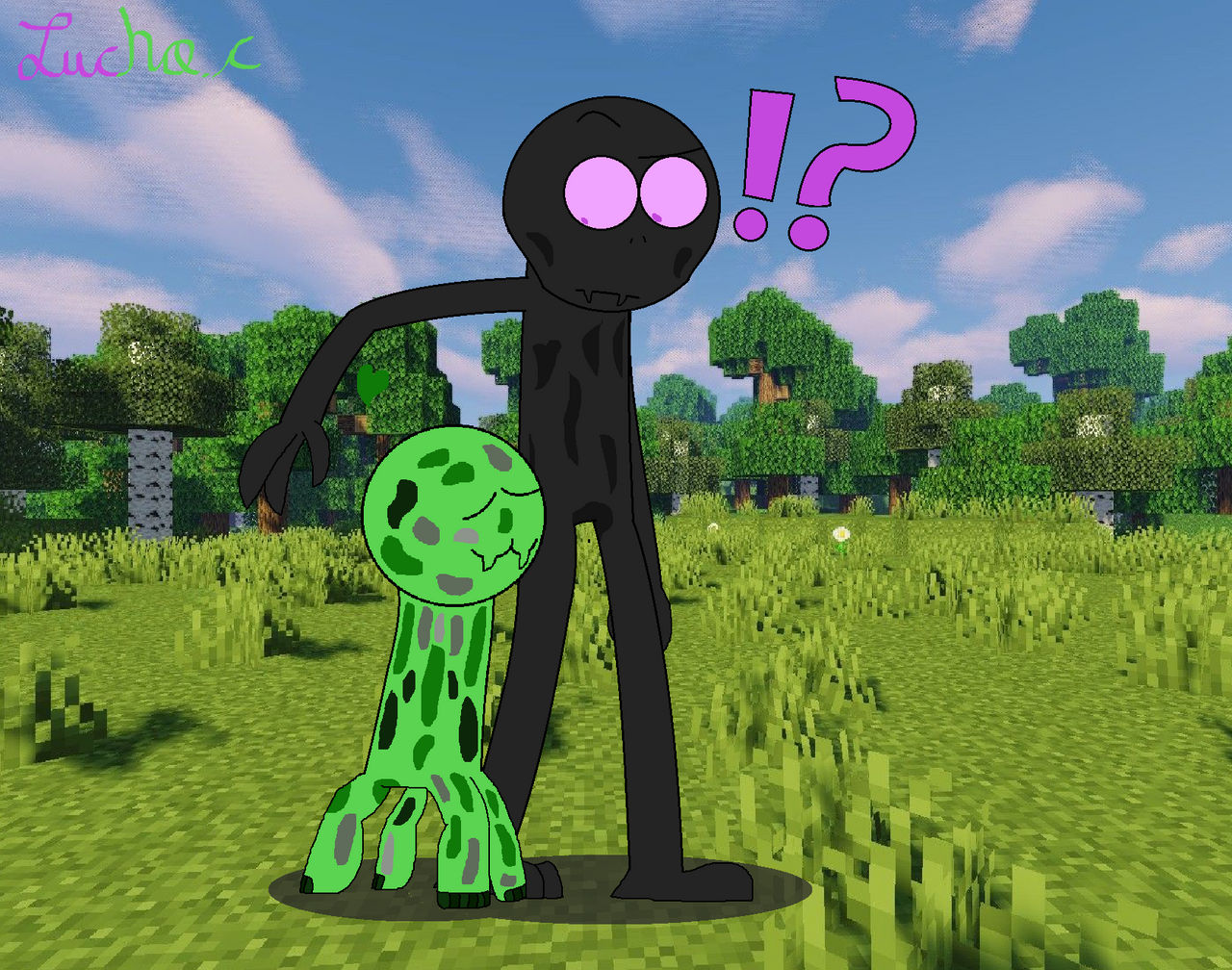Enderman X Creeper MINECRAFT By Luchoinspiratosx On DeviantArt enderman-x-creeper-minecraft-by-luchoinspiratosx-on-deviantart