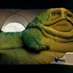 Jabba The Hut Unsure by TheNinthWaveTNW on DeviantArt