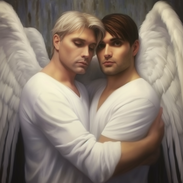 Gay Male Angels 3 by TheNinthWaveTNW on DeviantArt