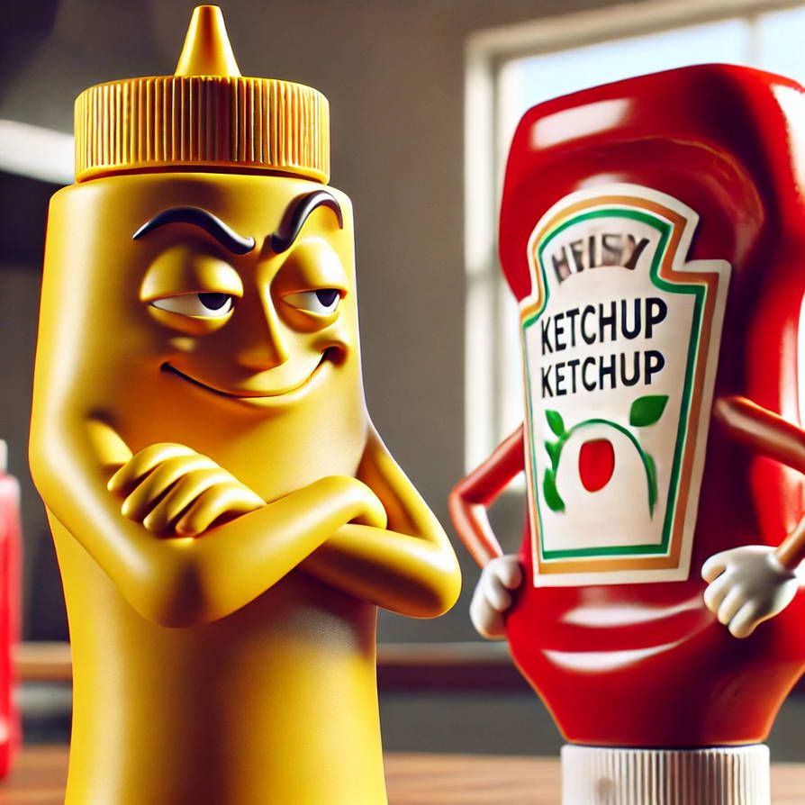 The Great Condiment Debate by TheNinthWaveTNW on DeviantArt
