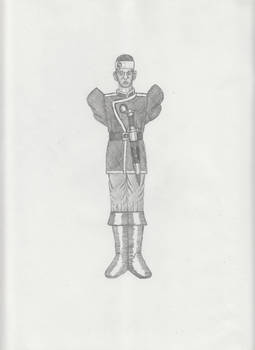 Soldier Pencil Sketch #35 (01-13-2024)