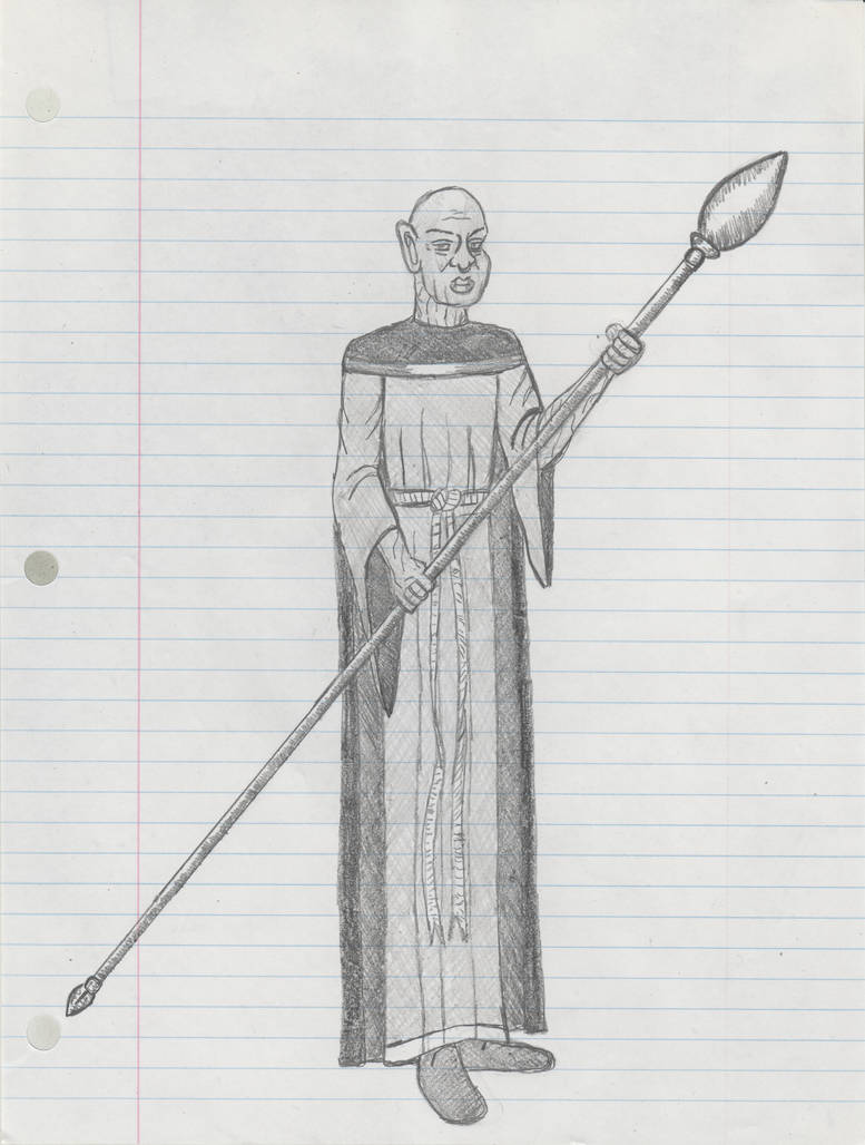 Wizard Pencil Sketch #5 (04-01-2024) by Clawberts on DeviantArt